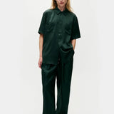 Bias Cut Pants - Scarab