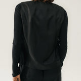 Twill Slouch Vest Black