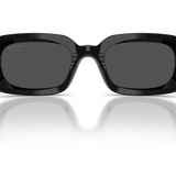 Miu Miu 0MUB13S Sunglasses in Black with Dark Grey | Miu Miu