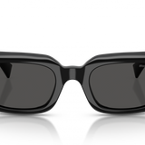Miu Miu 0MUB13S Sunglasses in Black with Dark Grey | Miu Miu