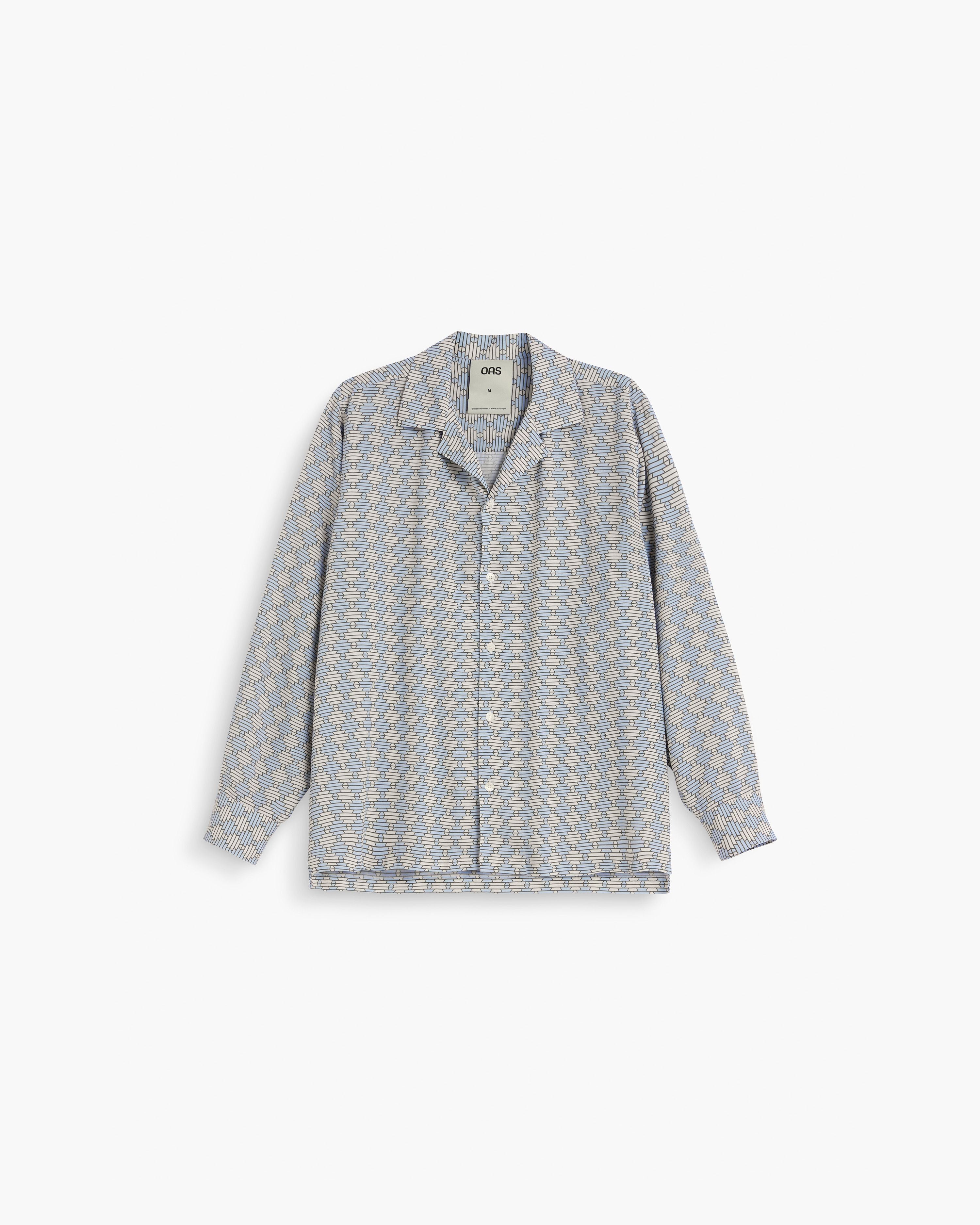 OAS Company Forti Brillo L/S Shirt Light Blue