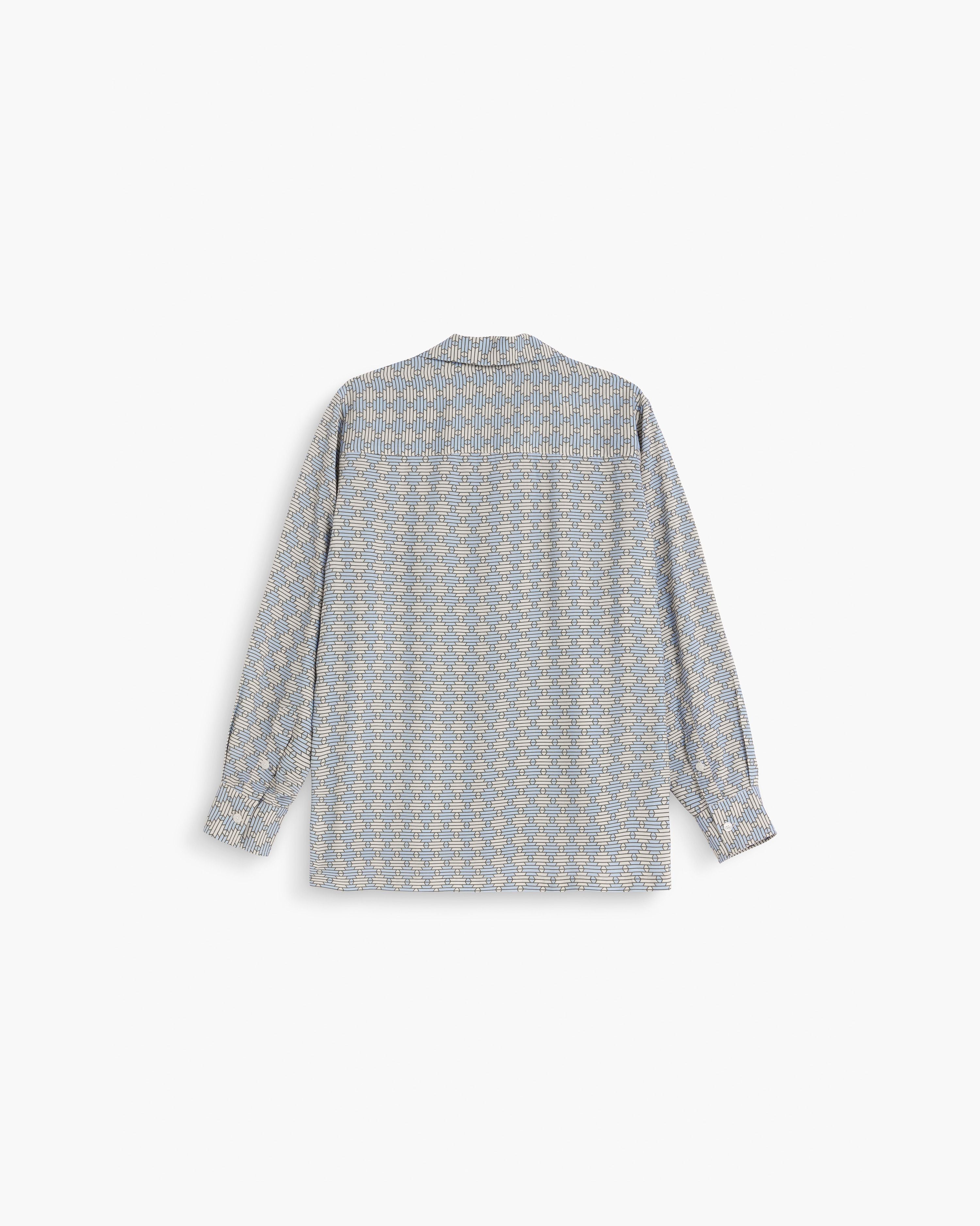 OAS Company Forti Brillo L/S Shirt Light Blue