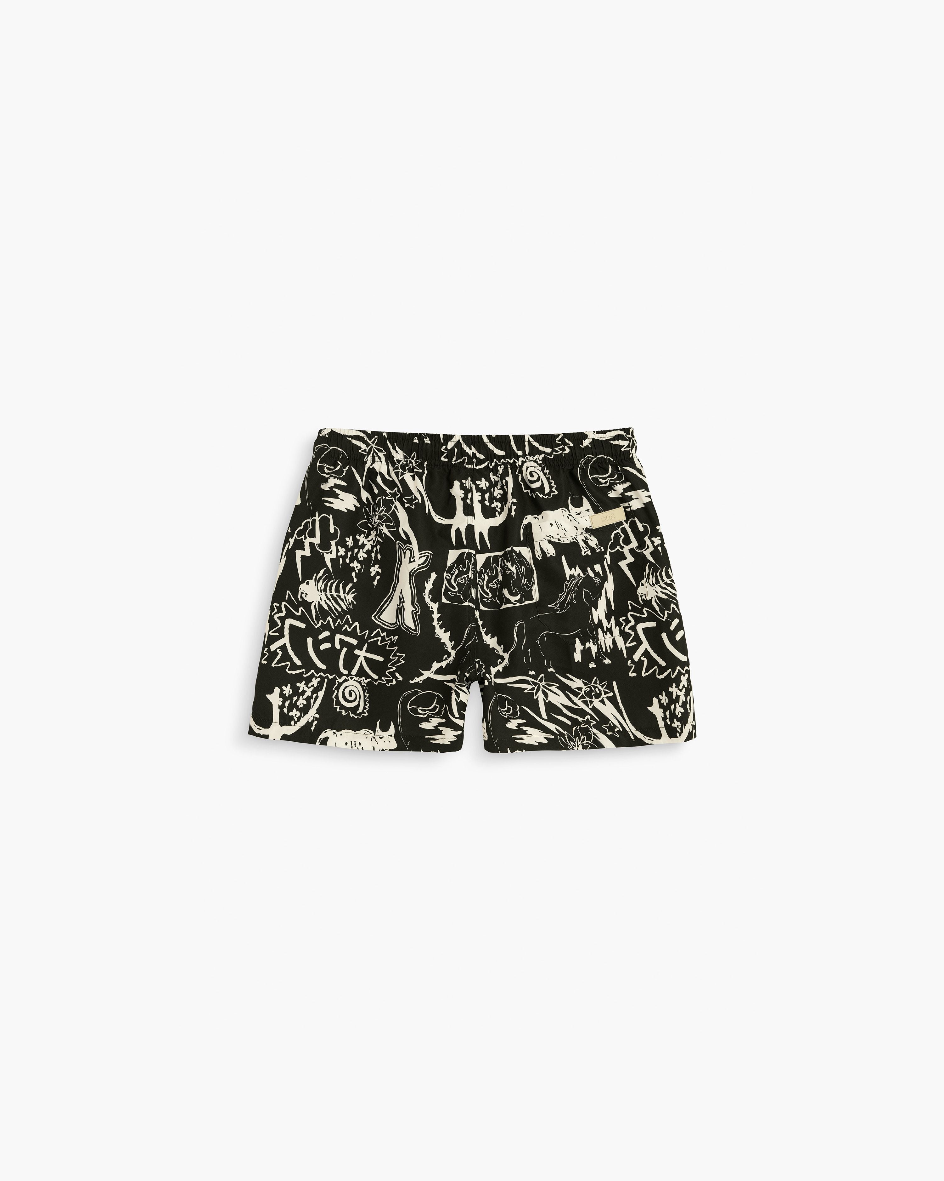OAS COMPANY Gensou Swim Shorts Black 3