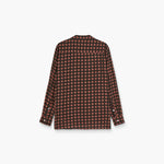 OAS Company Lumo Viscose Long Sleeve Shirt Coffee detail