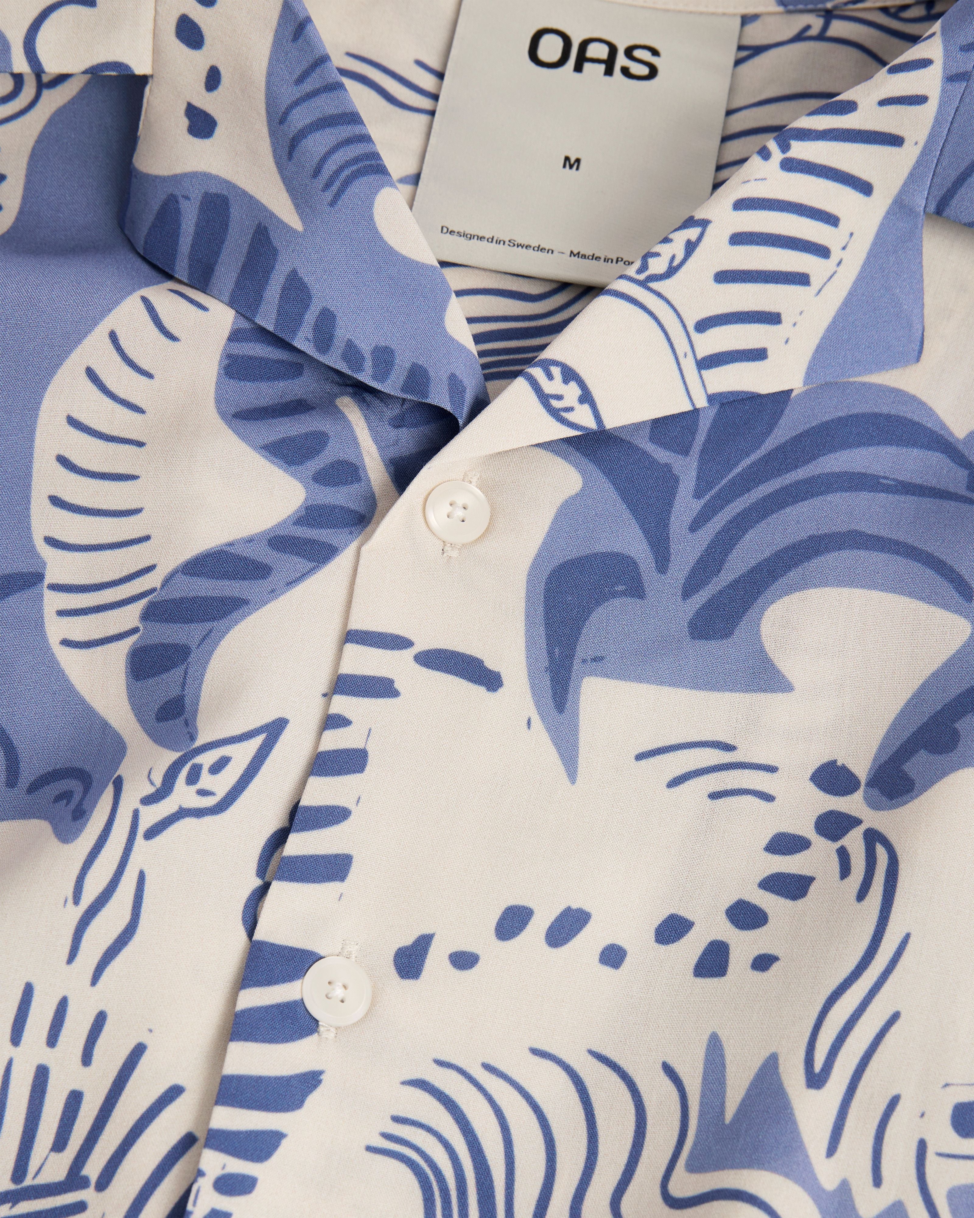 OAS Company Mystea Rocco Shirt Blue detail