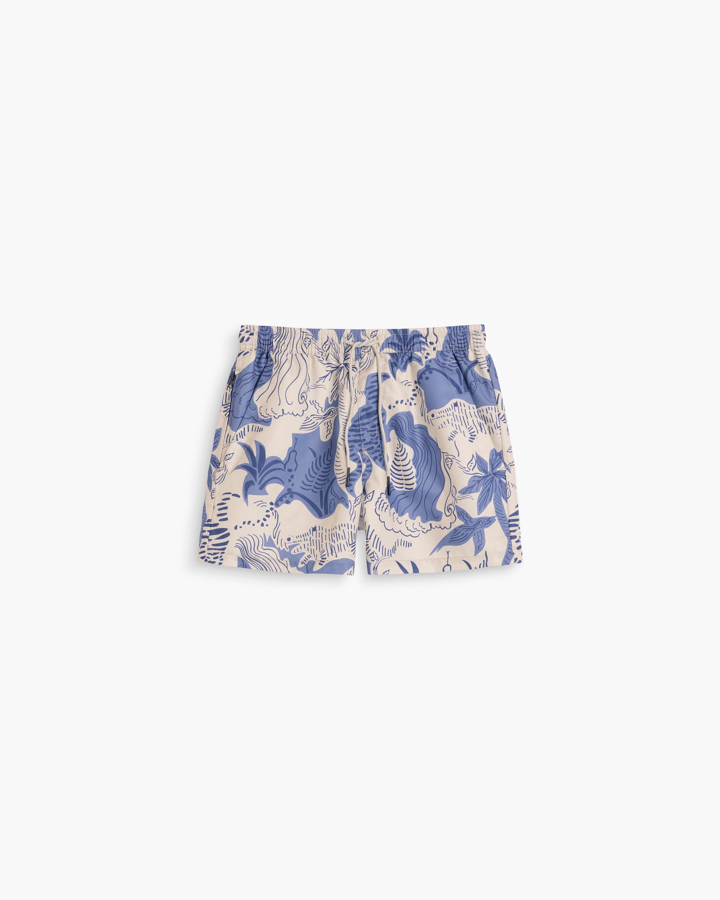 OAS COMPANY Mystea Swim Shorts Blue