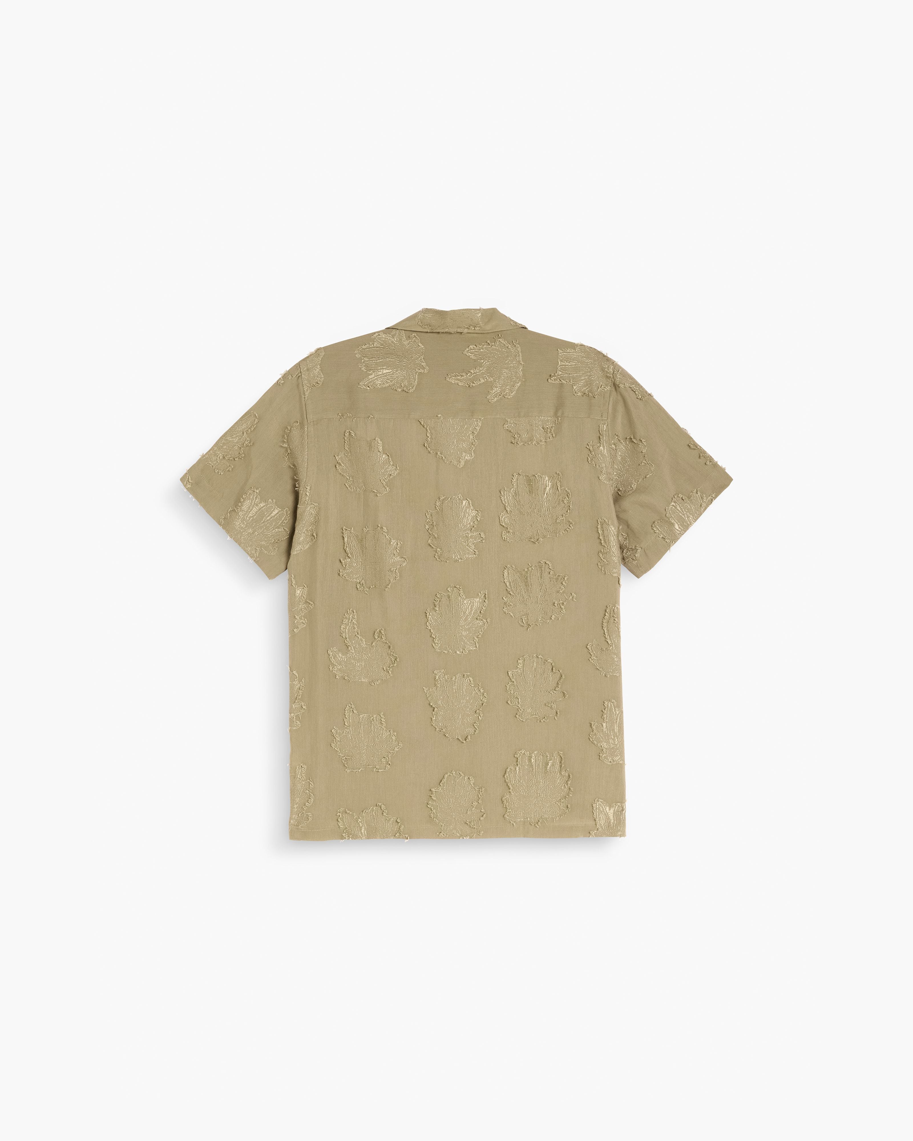 OAS Company Palmoza Rocco Shirt Beige detail