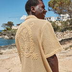 OAS Company Terra Cuba Shirt Mustard on model
