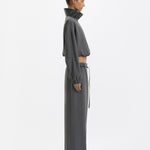 One Of Others Tove Bomber Charcoal Black side