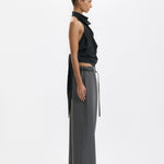 One Of Others Tyla Pant Charcoal Black side
