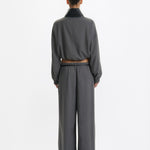 One Of Others Tyla Pant Charcoal Black with Tove Bomber