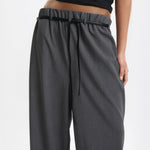 One Of Others Tyla Pant Charcoal Black back
