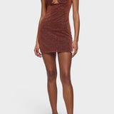 Lumiere Shell Dress - Brown