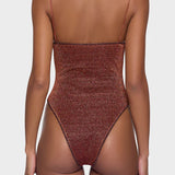 Lumiere Shell Maillot - Brown