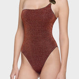 Lumiere Shell One Shoulder - Brown