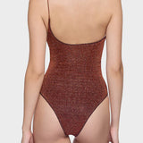 Lumiere Shell One Shoulder - Brown