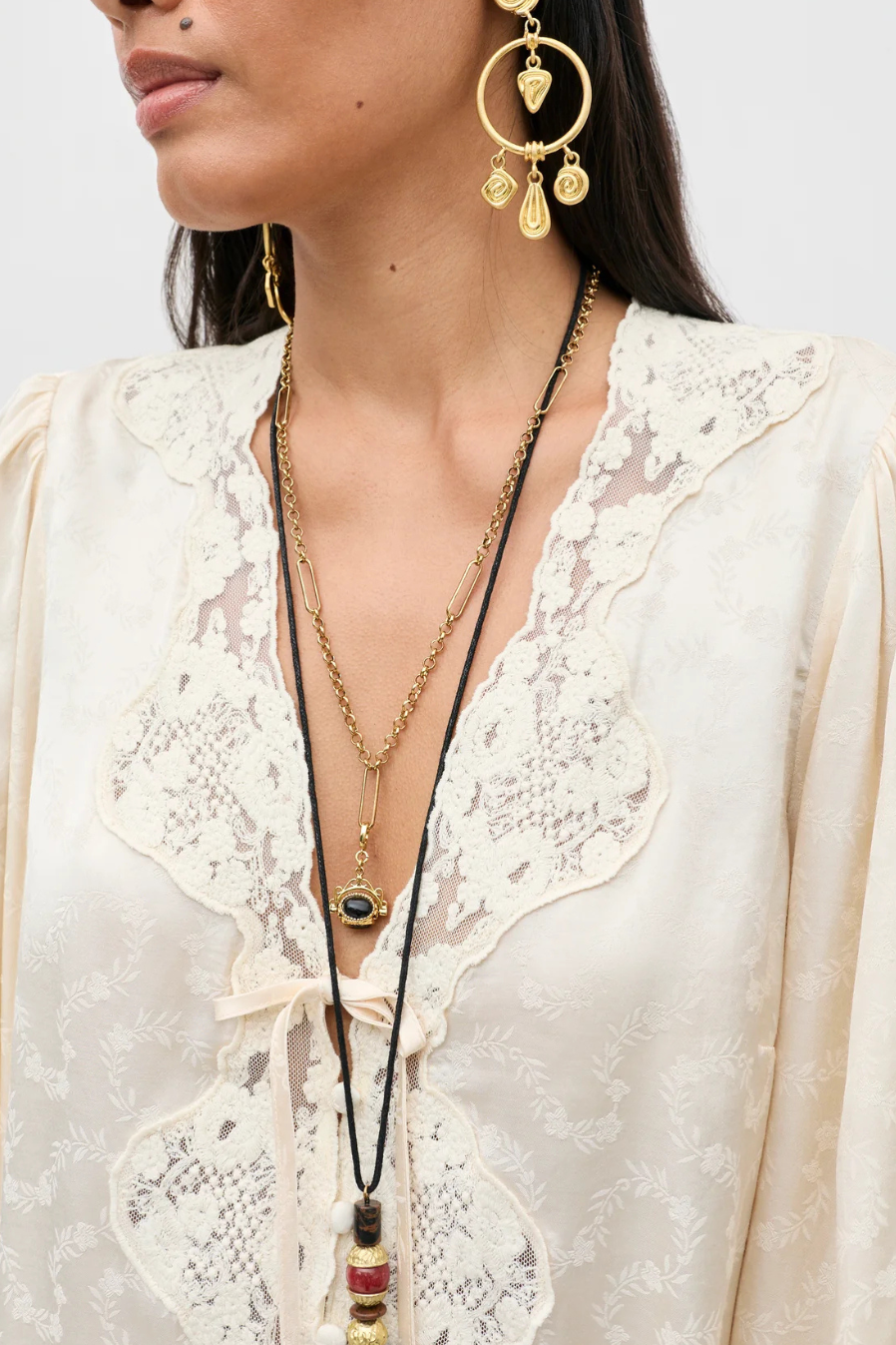 Rixo Tove Satin Jacquard Top