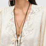 Rixo Tove Satin Jacquard Top