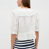 Ellery Cotton Blouse - White