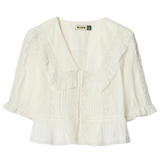 Ellery Cotton Blouse - White