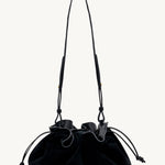 Rylan Camille Clutch Bag Black Suede