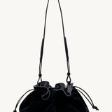 Rylan Camille Clutch Bag Black Suede
