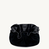 Rylan Camille Clutch Bag Black Suede