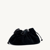 Rylan Camille Clutch Bag Black Suede