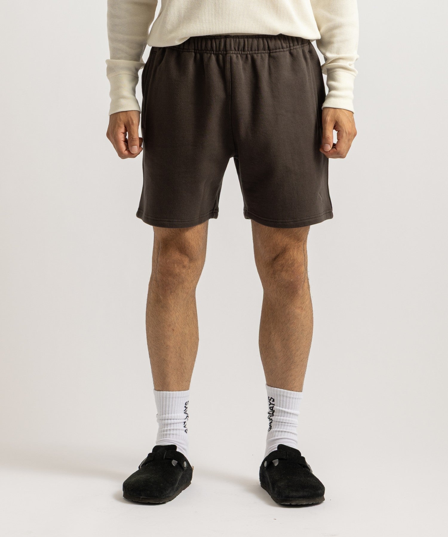 Saturdays NYC Austin Slash Sweat Short Fade Black
