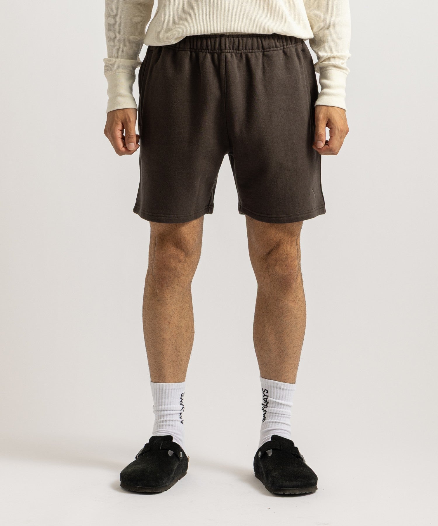 Saturdays NYC Austin Slash Sweat Short Fade Black