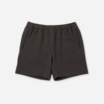 Saturdays NYC Austin Slash Sweat Short Fade Black worn by model