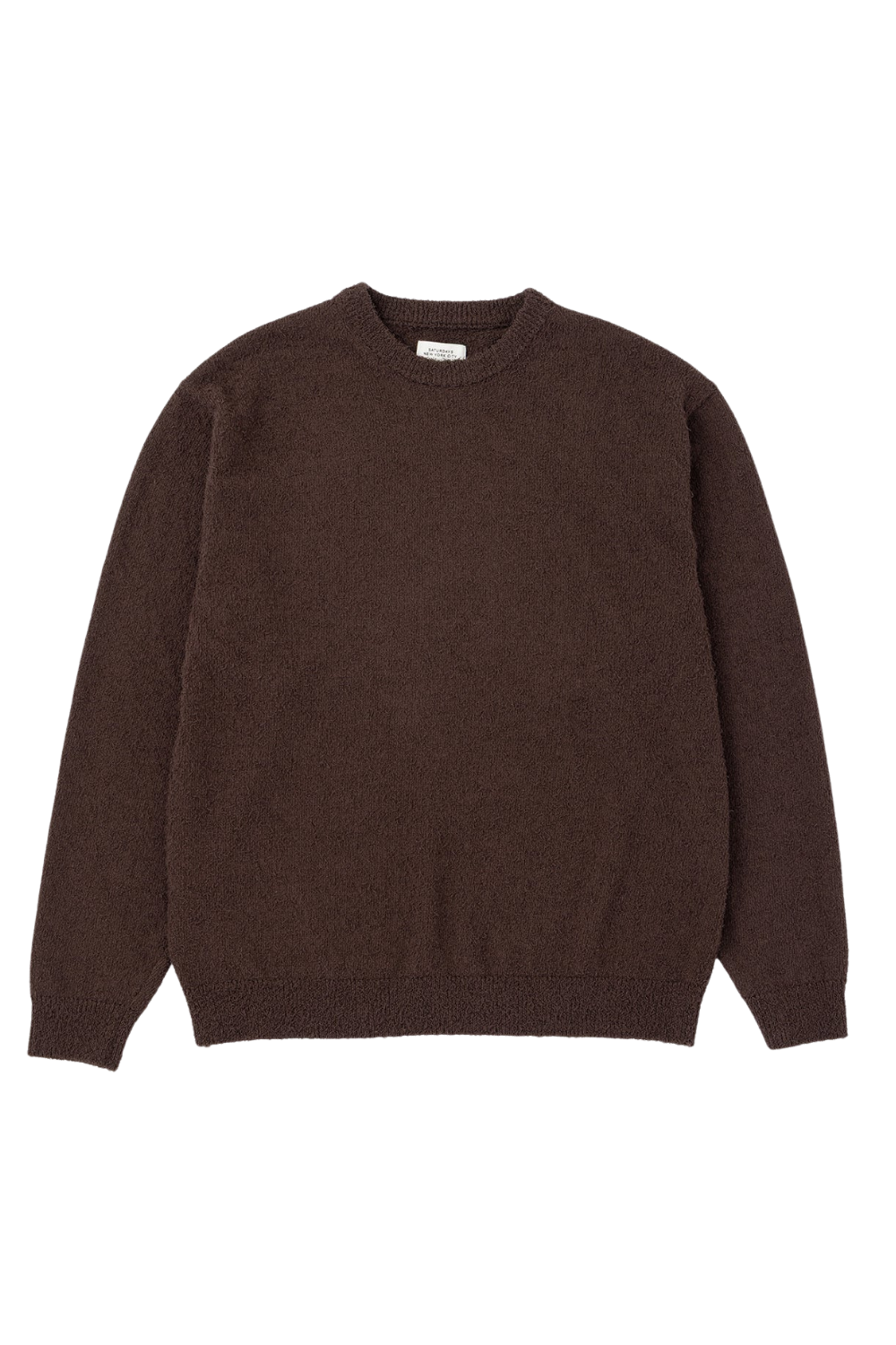 Saturdays NYC Greg Loop Yarn Sweater Dark Brown