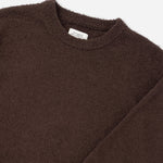 Saturdays NYC Greg Loop Yarn Sweater Dark Brown back