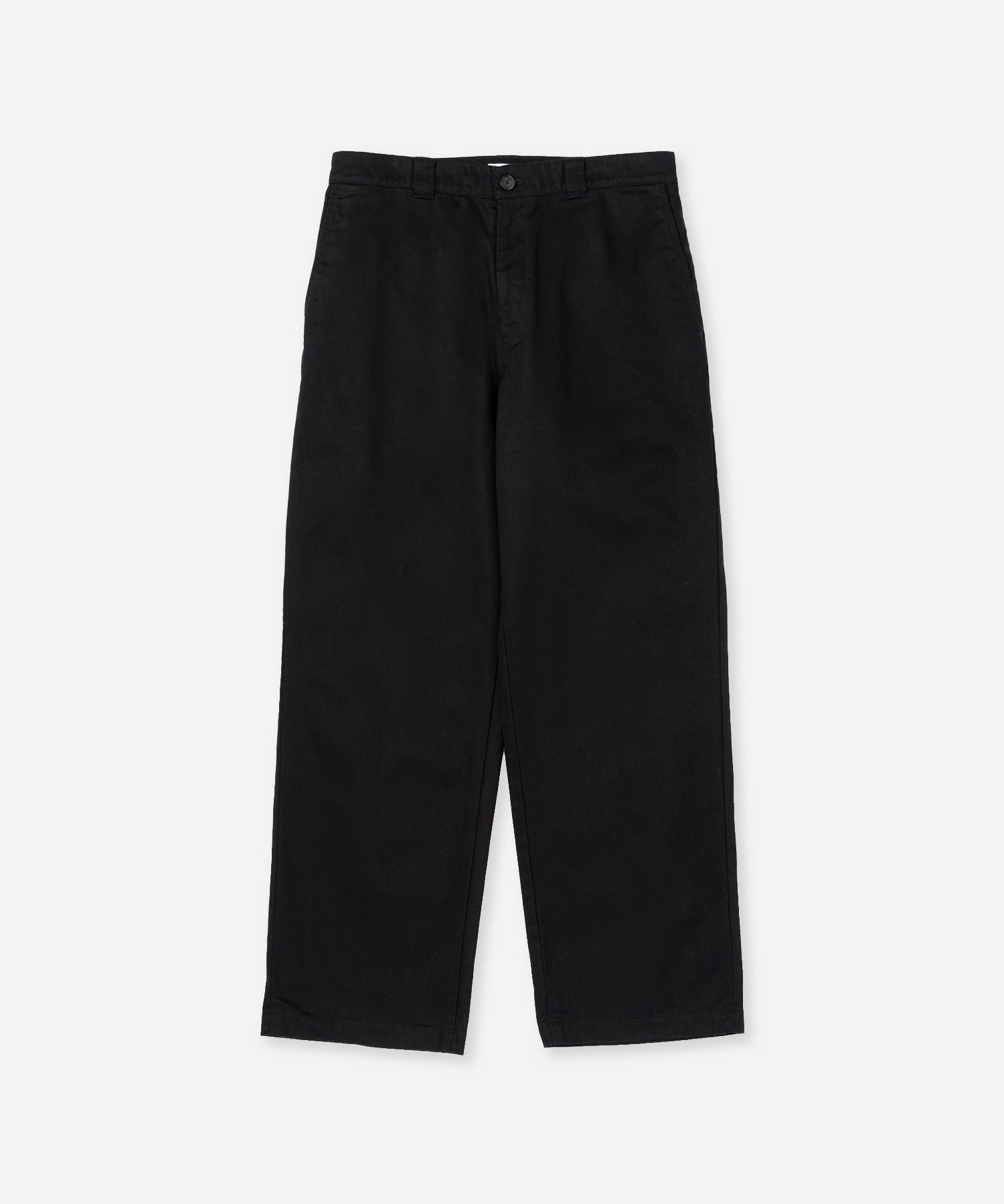 Saturdays NYC Ross Wide Chino Pant Black worn by model