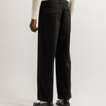 Saturdays NYC Ross Wide Chino Pant Black detail