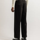 Saturdays NYC Ross Wide Chino Pant Black detail