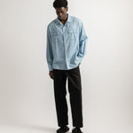 Saturdays NYC Ross Wide Chino Pant Black styled
