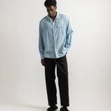 Saturdays NYC Ross Wide Chino Pant Black styled