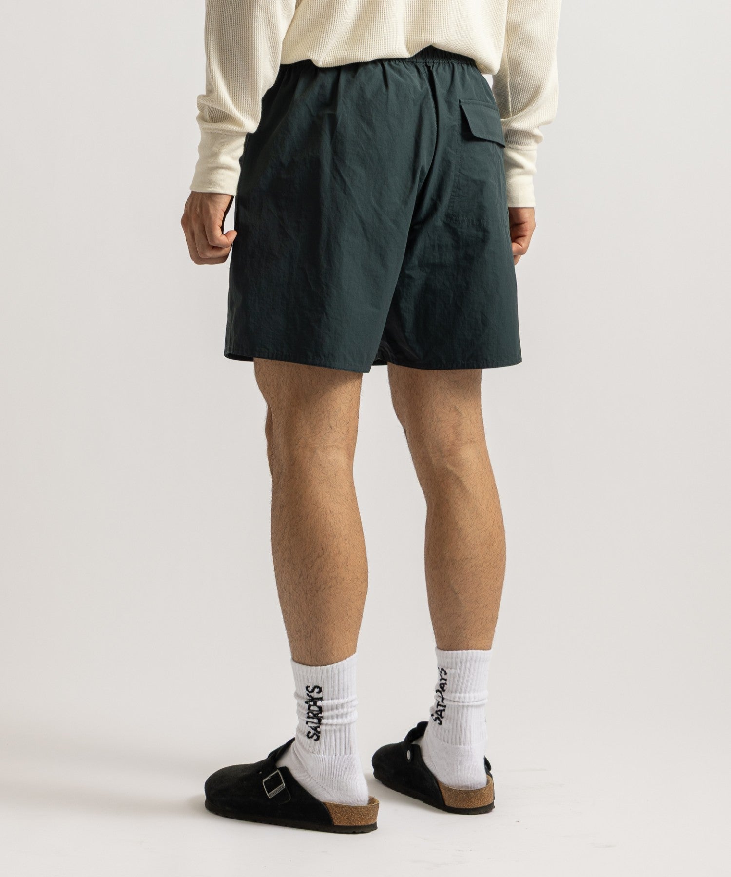 Saturdays NYC Talley Swim Short Green detail