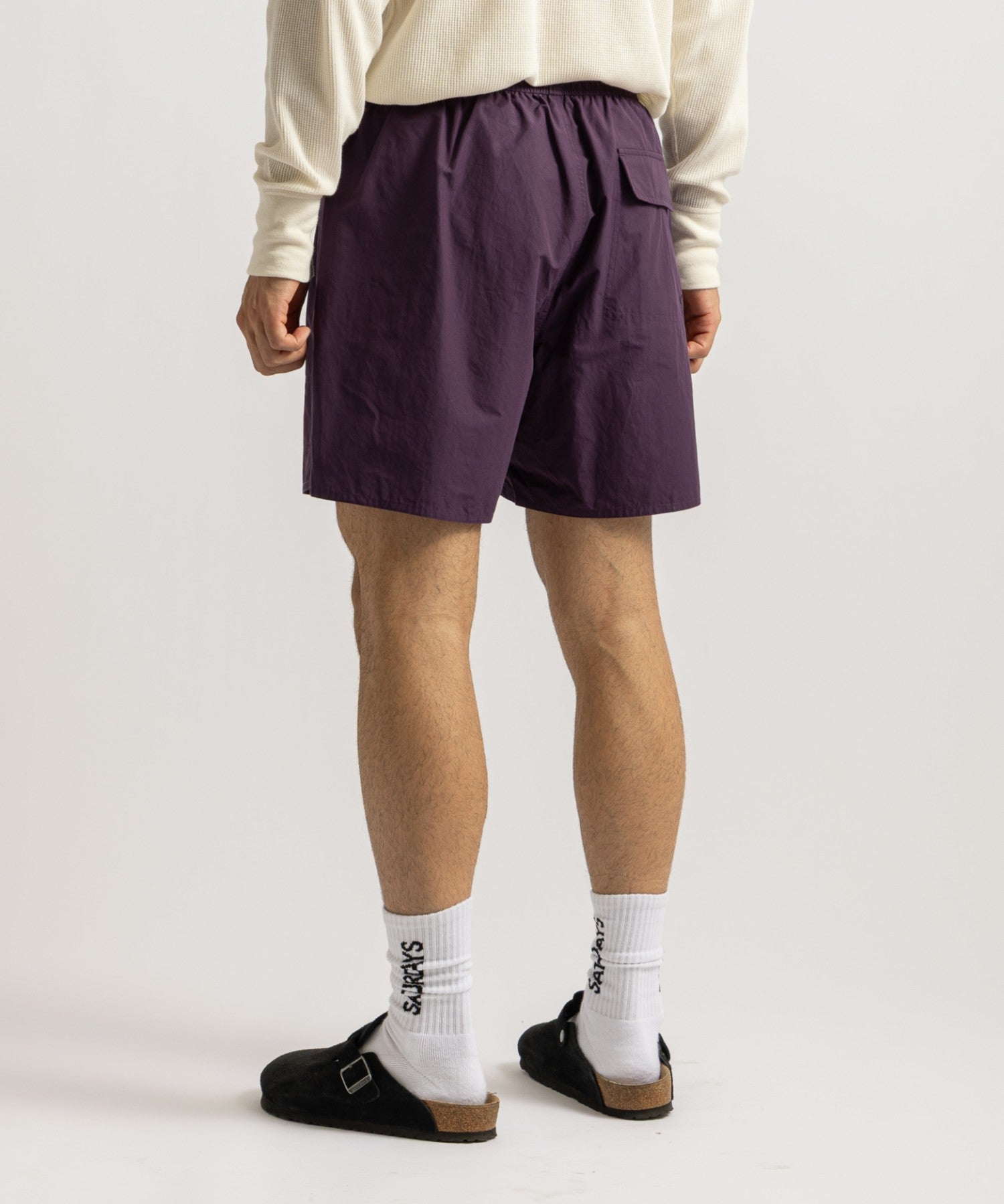 Saturdays NYC Talley Swim Short Purple detail