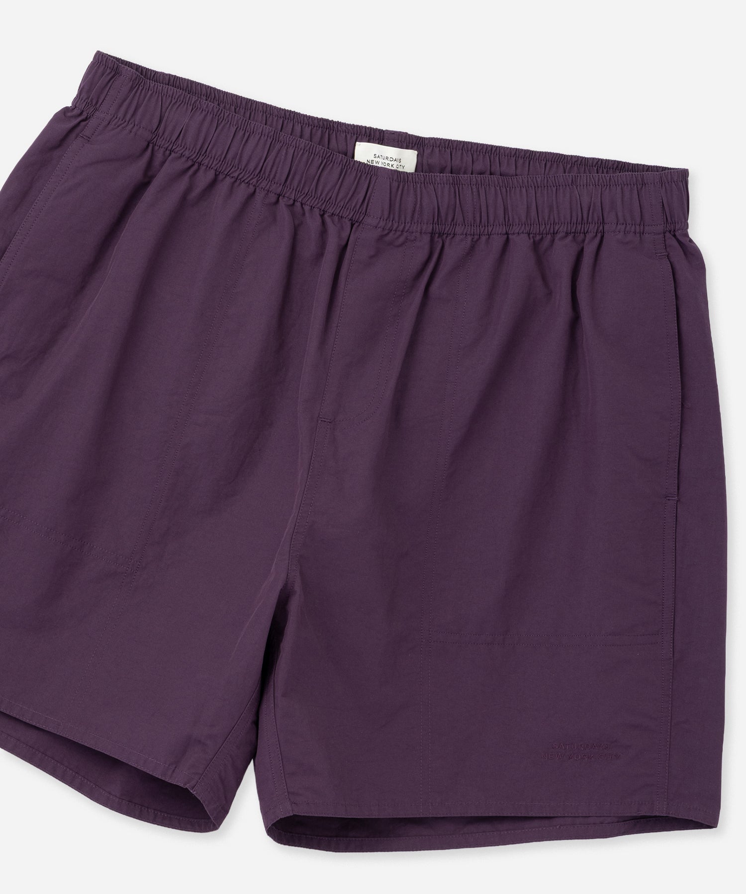 Saturdays NYC Talley Swim Short Purple back