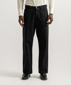 Saturdays NYC Tobias Straight Denim Pant Black
