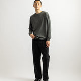 Saturdays NYC Tobias Straight Denim Pant Black styled