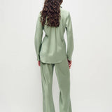 Bias Cut Pants - Moonshine