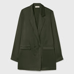 Silk Laundry Relaxed Blazer Cedar