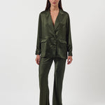 Silk Laundry Relaxed Blazer Cedar