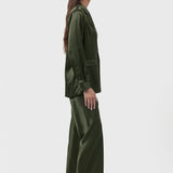 Silk Laundry Relaxed Blazer Cedar
