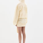 SIR. Arla Bomber Jacket Cream on model back