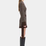 Astrid Long Sleeve Mini Dress - Tisso Plum