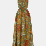 SIR. Eliana Cross Back Maxi Dress Aliera Floral Mint